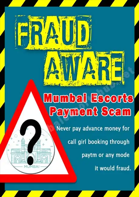 Mumbai Escorts Payment In Advance Scam Alert